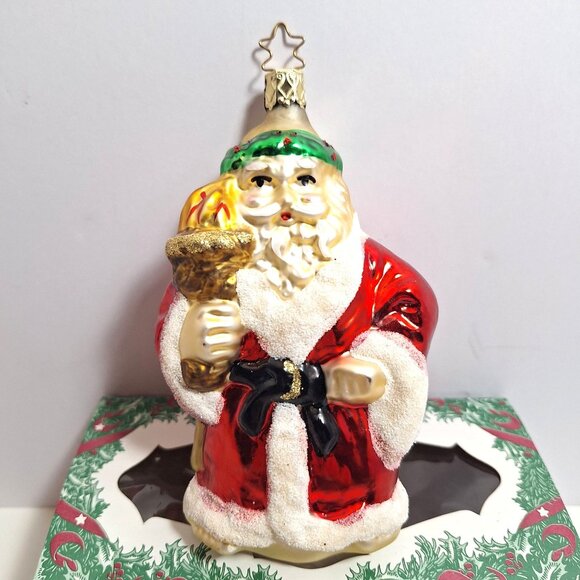 Ghost of Christmas Present Carol Old World Blown Glass Ornament With Box - Picture 2 of 16